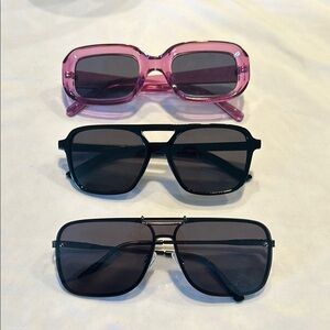 Set of 3 Pairs of Sunglasses
